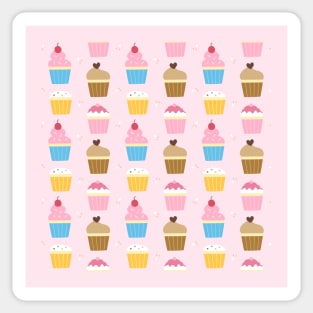 Cupcakes Pattern Sticker